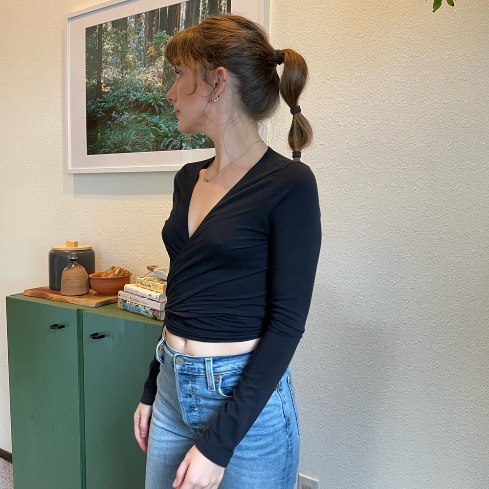 Brandy Melville Wrap Top